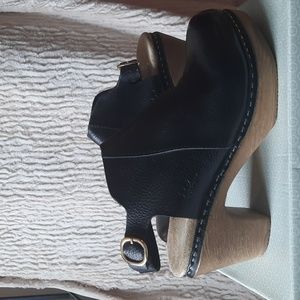 Calou Stockholm Tyra High Heel Slingback Clog Black Size 40/US 9